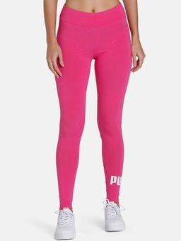Puma - Ess Logo Womens Pink Tights