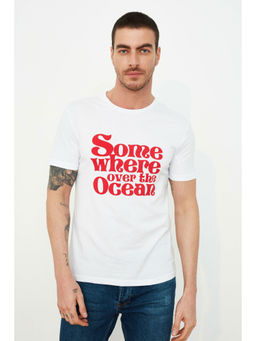 Trendyol - Man White T-Shirt