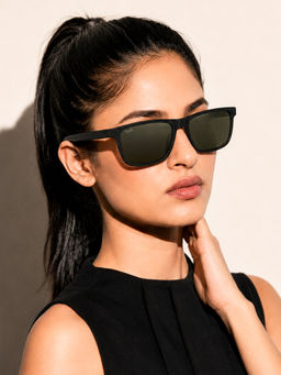 Stood - Green Square Uv Coating Full Rim Sunglass-Sg-Std0022-C2