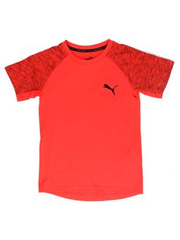 Puma - Evo Stripe Boys Red T-shirts