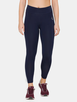Zivame - Zelocity High Rise Nouveau Stretch Legging - Maritime Blue
