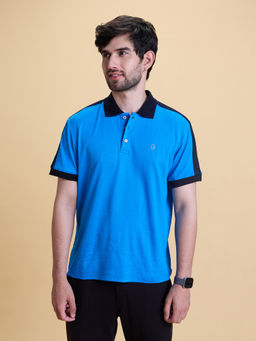 GLOOT - Cotton Active Polo T-Shirt GLA015 Blue