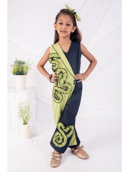 Toplove - Blue Twirl And Swirl Jumpsuit