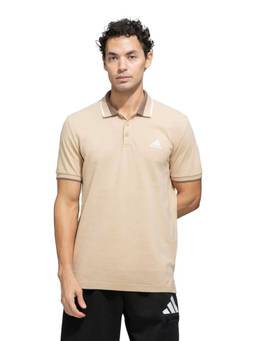 adidas - Men Beige ESSENTIALS CORE Training Polo T-Shirt