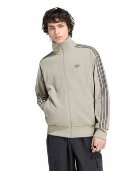 adidas Originals - Men Grey Solid Firebird Corduroy Jackets