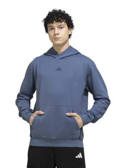 adidas - Men Blue Solid D4T Training Hoodie