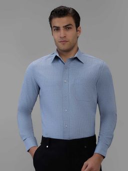 Kenneth Cole - Grey Solid Viscose Blend Slim Shirt