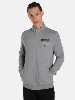 Puma - Graphic Viii Mens Grey Jacket