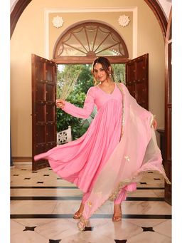 Ghoomar Jaipur - Light Pink Gotapatti Kurta and Pant with Dupatta