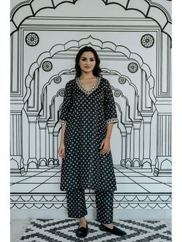 Gulabo Jaipur - Niroz Black Co-Ord Set