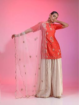 Kudi Pataka Designs - Mahi/Co Kurta with Sharara and Dupatta