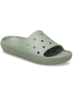 Crocs - Unisex Classic Sliders Green