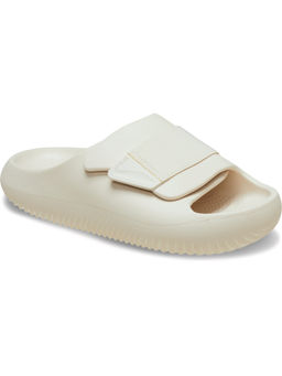 Crocs - Unisex Mellow Recovery Sliders Off White