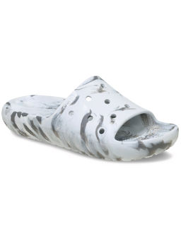 Crocs - Unisex Classic Marble Sliders Grey