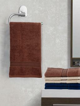 KOPA - Quick Dry 100% Cotton Soft Terry Towel -6Pc Hand Towel D'Ross Solid-Multi