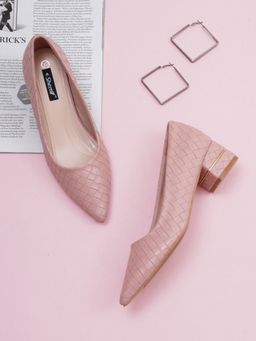 Sherrif Shoes - Women's Pink Color Heels