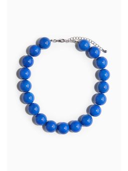 H&M - Women Blue Chunky Beaded Necklace