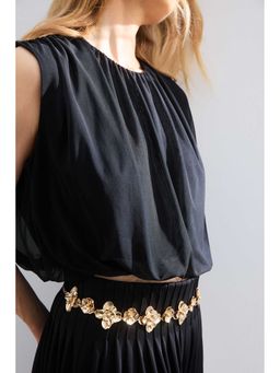 H&M - Women Gold Flower-Detail Waist Chain