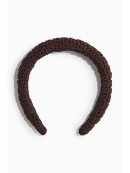 H&M - Women Brown Straw Alice Band