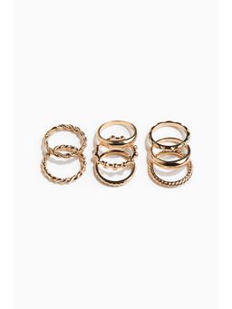 H&M - Women Gold 8-Pack Rings