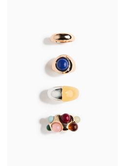 H&M - Women Gold 4-Pack Rings