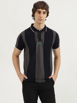 United Colors of Benetton - Green Stripes Polo T-Shirt