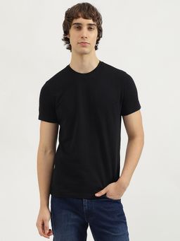 United Colors of Benetton - Black Solid T-Shirt