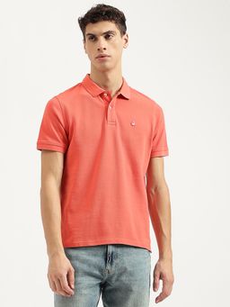 United Colors of Benetton - Coral Solid Polo T-Shirt