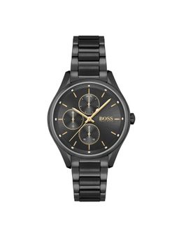 Hugo Boss - Grand Course Multifunction Black Round Crystal Dial Womens Watch - 1502605
