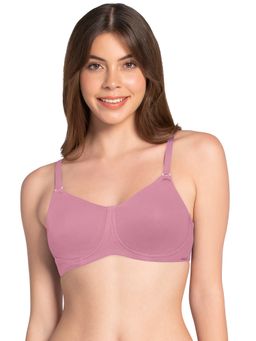 Amante - Essential Comfort Non Padded Non-Wired T-Shirt Bra-Pink