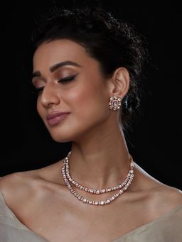 Curio Cottage - String Diad Necklace Set White