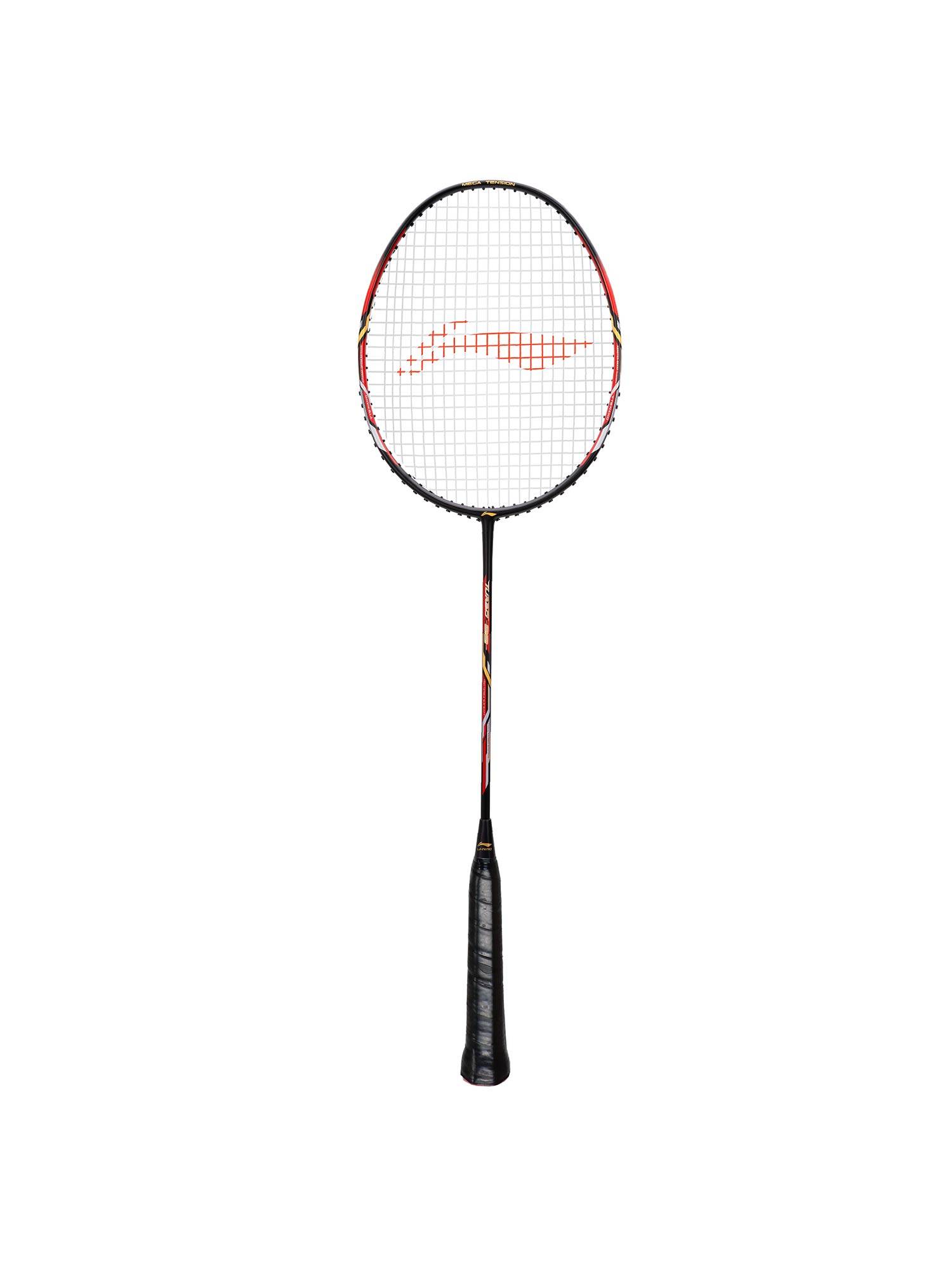 Buy Li-Ning Turbo 99 Strung Badminton Racquet (Black, Red 84 g) Online