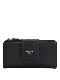 Da Milano - Genuine Leather Black Ladies Wallet