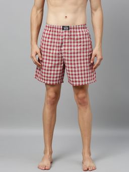 Levi's - Men Regular Fit Checkered Boxer Shorts Multi-Color