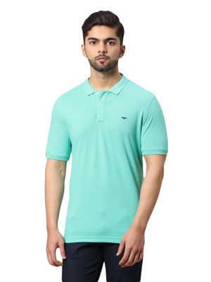 Buy Park Avenue Dark Green T-Shirt Online