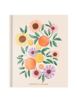 Happywagon - Orange Garden Hardbound Undated Planner
