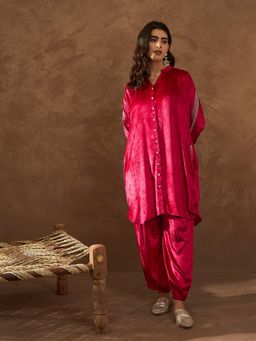 STADO - Dusky Pink Luxe Kurta and Pant