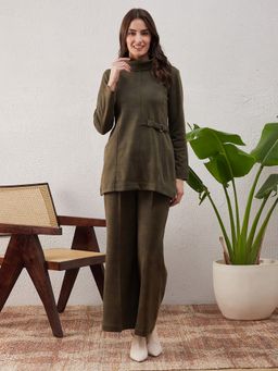 STADO - Chic Olive Knitted Co-Ord Set