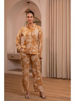 Juniper - Mustard Floral Printed Co-Ord Set