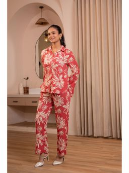 Juniper - Dusty Pink Floral Printed Co-Ord Set