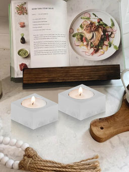 Metalsmith - Tea Light Holder Steel 1 Cup Tealight Holder Set Silver