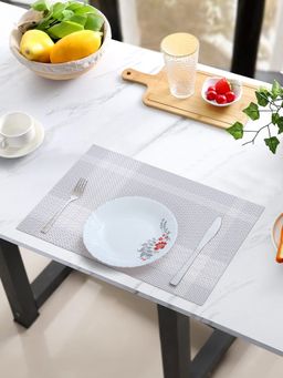OBSESSIONS - Heat Resistant Table Placemats Grey (Pack of 6)