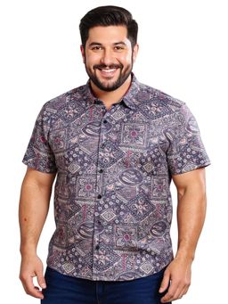 BULLMER - Men Multi-Color Cotton Printed Shirt
