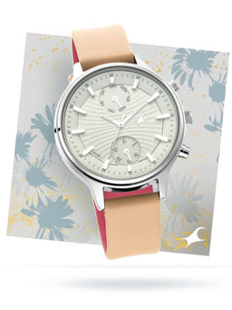 Fastrack - Grey Leather Watch -6208SL01