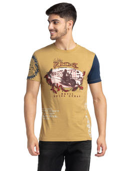 Being Human - Men Short Sleeve T-Shirt Brown