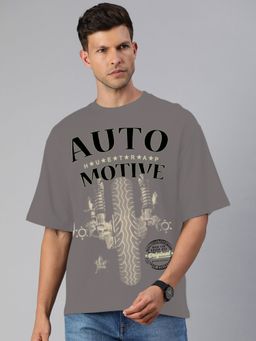 Huetrap - Mens Round Neck Over Sized Castle Rock T-Shirt