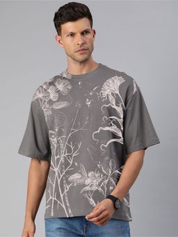 Huetrap - Mens Round Neck Over Sized Castle Rock T-Shirt