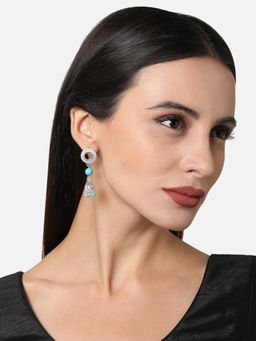 Kalakrith Milano - Women Blue Jhumka Earrings