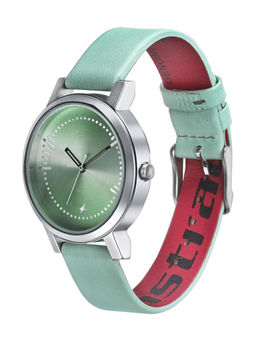 Fastrack - Silver Leather Watch -6213SL01
