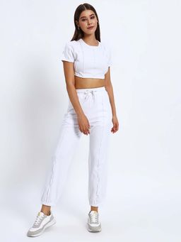 SUGERCANDY - Madona White Co-Ord Set